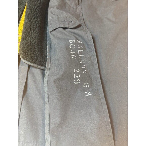 Vintage Military All Weather Trench Coat DSCP Removable Lining Navy Black 46L - Picture 6 of 10